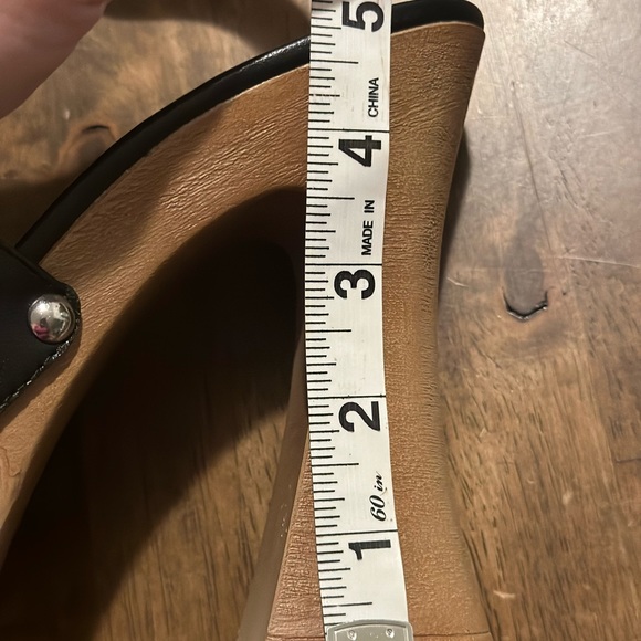 Steve Madden Leather platform Heel EUC size 8.5 - Picture 2 of 8